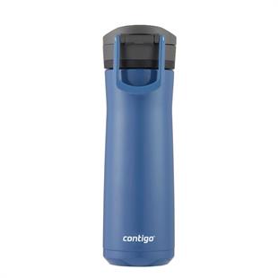 Contigo Jackson Chill 2.0 Çelik Tek El Bas İç Kilitli Su Matarası 590ml 2156440 Mavi
