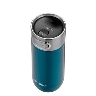 Contigo Luxe Vakumlu Termos Matara Tek El Bas İç 360ml  2104368 Turkuaz