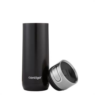 Contigo Luxe Vakumlu Termos Matara Tek El Bas İç 470ml  2115524 Siyah