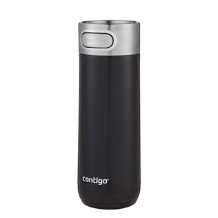 Contigo Luxe Vakumlu Termos Matara Tek El Bas İç 470ml  2115524 Siyah