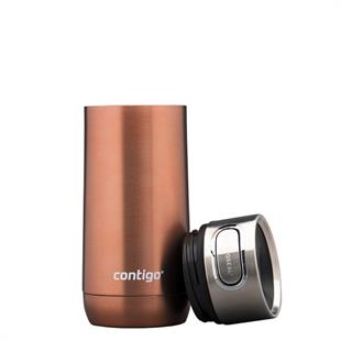 Contigo Luxe Vakumlu Termos Matara Tek El Bas İç 360ml  2104542 Kahverengi