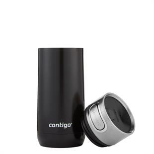 Contigo Luxe Vakumlu Termos Matara Tek El Bas İç 360ml  2104541 Siyah