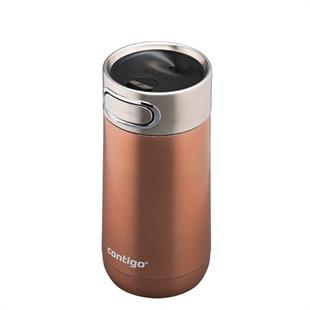 Contigo Luxe Vakumlu Termos Matara Tek El Bas İç 360ml  2104542 Kahverengi