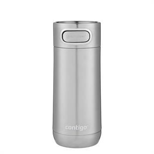 Contigo Luxe Vakumlu Termos Matara Tek El Bas İç 360ml  2104367 Gri