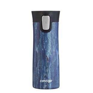 Contigo Pinnacle Vakumlu Couture Termos Matara Tek El Bas İç 420ml 2106511 Mavi