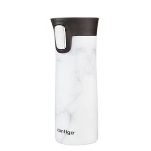 Contigo Pinnacle Vakumlu Couture Termos Matara Tek El Bas İç 420ml 2104543 Beyaz
