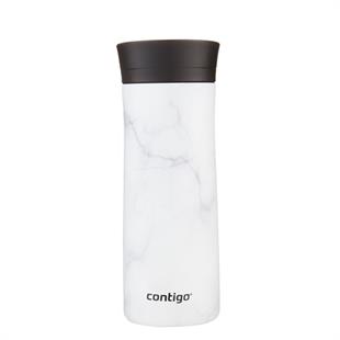 Contigo Pinnacle Vakumlu Couture Termos Matara Tek El Bas İç 420ml 2104543 Beyaz
