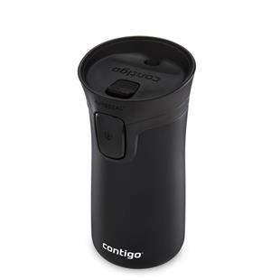 Contigo Pinnacle Vakumlu Termos Matara Tek El Bas İç 300ml  2095328 Siyah