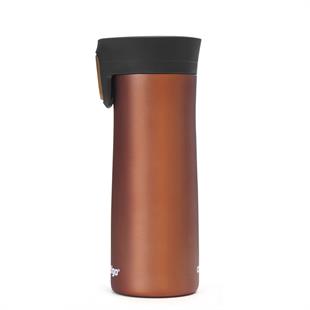 Contigo Pinnacle Vakumlu Termos Matara Tek El Bas İç 420ml  8095411 Kahverengi