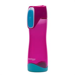 Contigo Swish Tek El Bas İç Su Matarası 500ml 2095343 Pembe