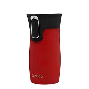 Contigo Westloop Mini Vakumlu Termos Matara Tek El Bas İç 300ml 2203554 Kırmızı