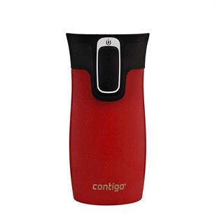 Contigo Westloop Mini Vakumlu Termos Matara Tek El Bas İç 300ml 2203554 Kırmızı