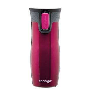 Contigo Westloop Vakumlu Termos Matara Tek El Bas İç 470ml  2095831 Fuşya