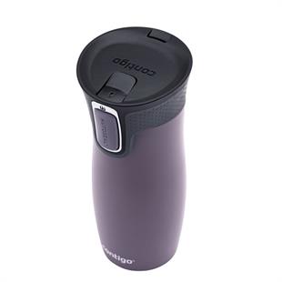 Contigo Westloop Vakumlu Termos Matara Tek El Bas İç 470ml  2104579 Mor