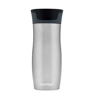 Contigo Westloop Vakumlu Termos Matara Tek El Bas İç 470ml  2095832 Gri