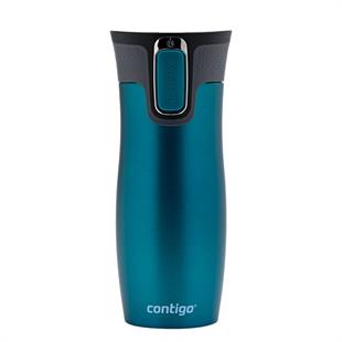 Contigo Westloop Vakumlu Termos Matara Tek El Bas İç 470ml  2095846 Turkuaz