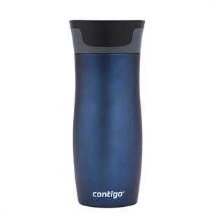Contigo Westloop Vakumlu Termos Matara Tek El Bas İç 470ml  2095799 Lacivert