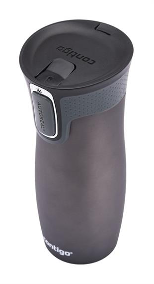 Contigo Westloop Vakumlu Termos Matara Tek El Bas İç 470ml  2095797 Antrasit