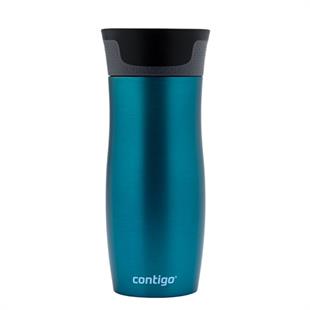 Contigo Westloop Vakumlu Termos Matara Tek El Bas İç 470ml  2095846 Turkuaz