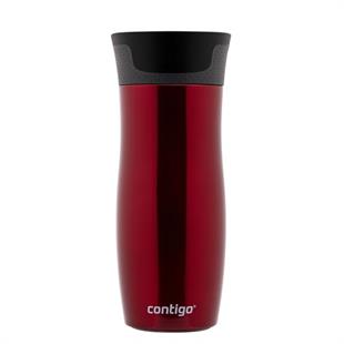 Contigo Westloop Vakumlu Termos Matara Tek El Bas İç 470ml  2095849 Kırmızı