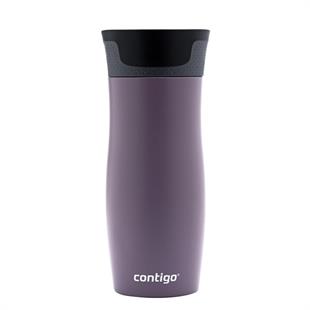 Contigo Westloop Vakumlu Termos Matara Tek El Bas İç 470ml  2104579 Mor