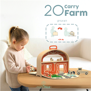 Carry Farm Ahşap Çiftlik Oyun Seti