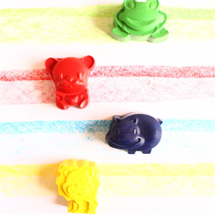 Colorz / 4lü Balmumu Pastel Boya Seti / Hayvanlar