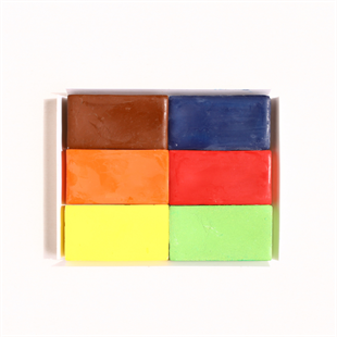 Colorz / 6lı Blok Balmumu Pastel Boya Seti