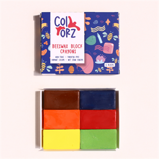 Colorz / 6lı Blok Balmumu Pastel Boya Seti