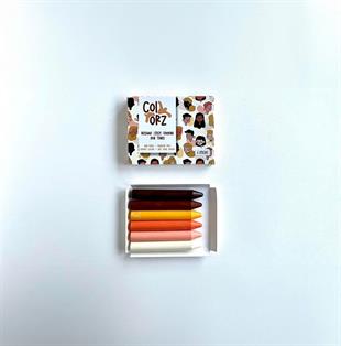 Colorz / Ten Renkleri Doğal Balmumu Sert Kalem Pastel Boya Seti 6lı