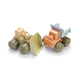 Dantoy Biyoplastik Oyuncak Buldozer ve Kamyon Seti