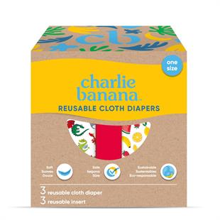 Dragon Feast  - Yıkanabilir Bebek Bezi 3lü Set