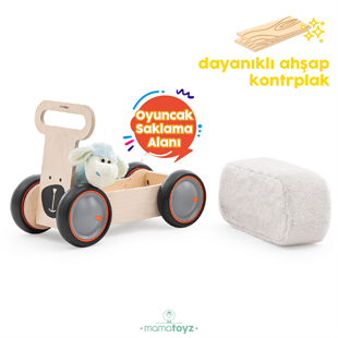 DriveMe Soft Ayı Figürlü - Yürüme Arkadaşı