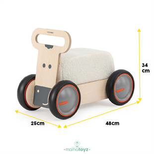 DriveMe Soft İnek Figürlü -Yürüteç ve Oyuncak Deposu