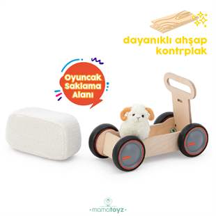 DriveMe Soft İnek Figürlü -Yürüteç ve Oyuncak Deposu