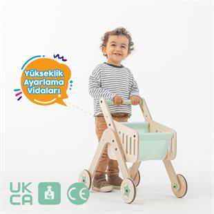 Trio Shopper Yürüteç ve Oyuncak Avm Arabası