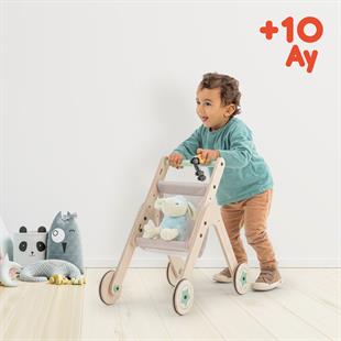 Trio Stroller İlk Adım Yürüteç ve Oyuncak Bebek Arabası