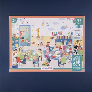 Where Are You Serisi / Neredesin – Okul Puzzle (Yapboz) 35 Parça