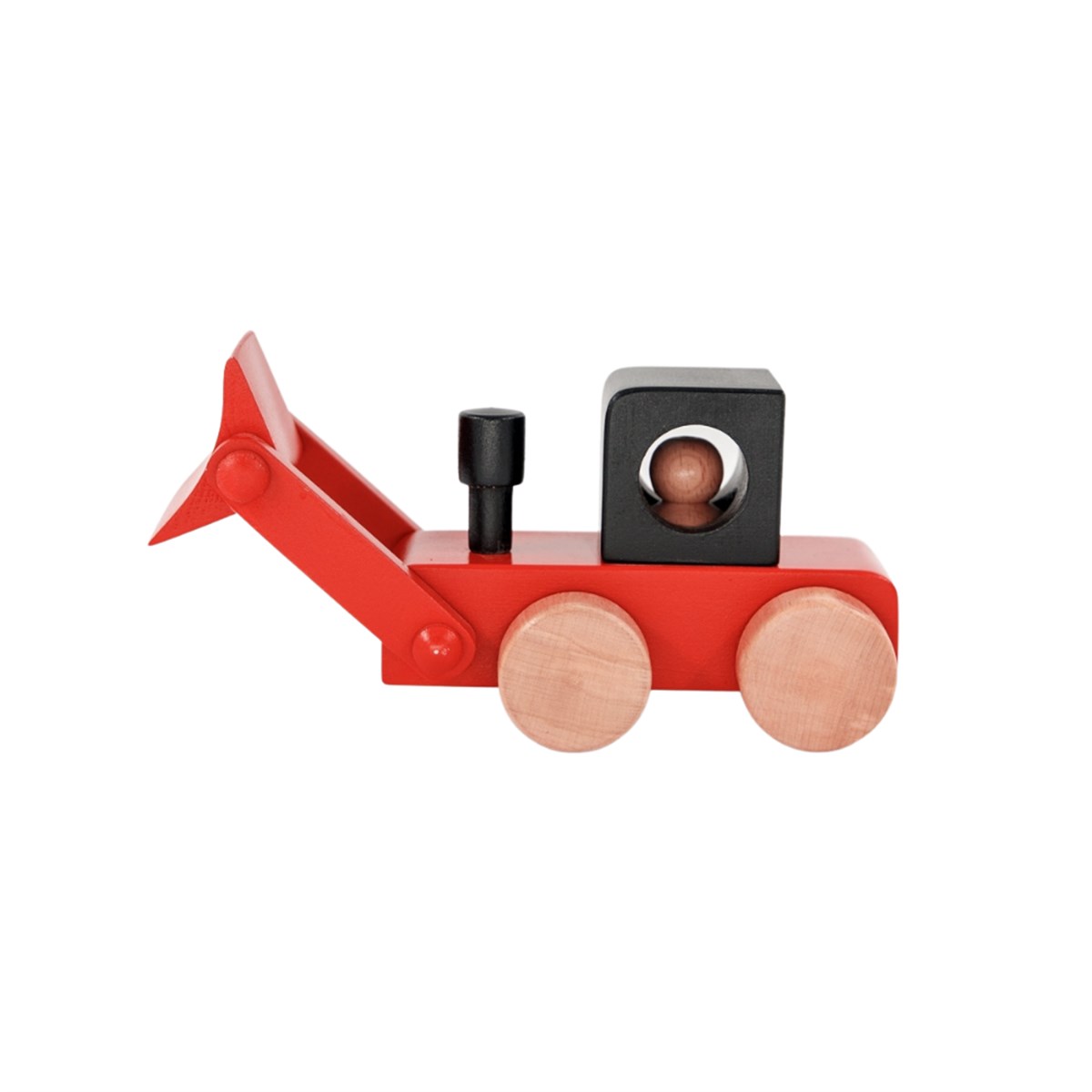Ahşap Dozer Kırmızı