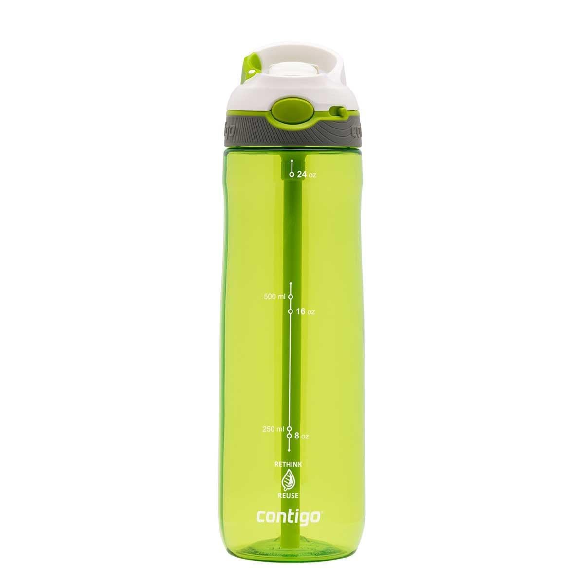 Contigo Ashland Tren Tek El Bas İç Kapaklı Su Matarası 720ml 2191380 Yeşil