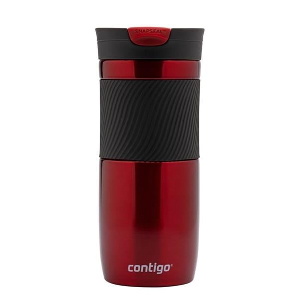 Contigo Byron Vakumlu Termos Matara Tek El Kaldır İç 470ml  2095632 Kırmızı
