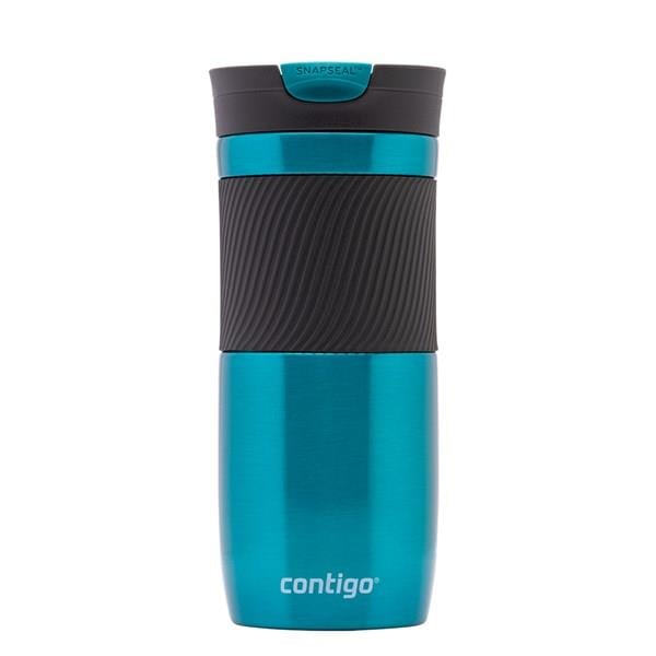 Contigo Byron Vakumlu Termos Matara Tek El Kaldır İç 470ml  2095662 Turkuaz