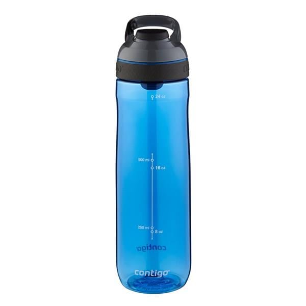 Contigo Cortland Tek El Bas İç Kapaklı Su Matarası 720ml  2095012 Mavi
