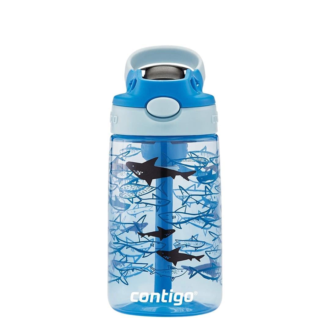 Contigo Gizmo Flip Pro Sharks Tritan Çocuk Suluğu 420ML 2127476 Açık Mavi