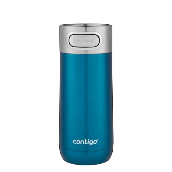Contigo Luxe Vakumlu Termos Matara Tek El Bas İç 360ml  2104368 Turkuaz