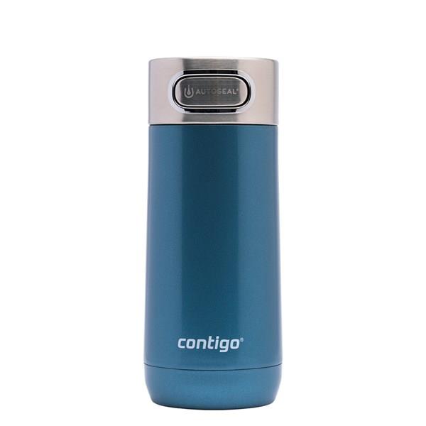 Contigo Luxe Vakumlu Termos Matara Tek El Bas İç 360ml  2106223 Mavi