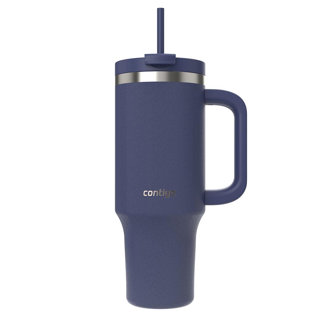 Contigo Streeterville Tumbler Pipetli Vakumlu Bardak 1200 ml 2217785 Mavi