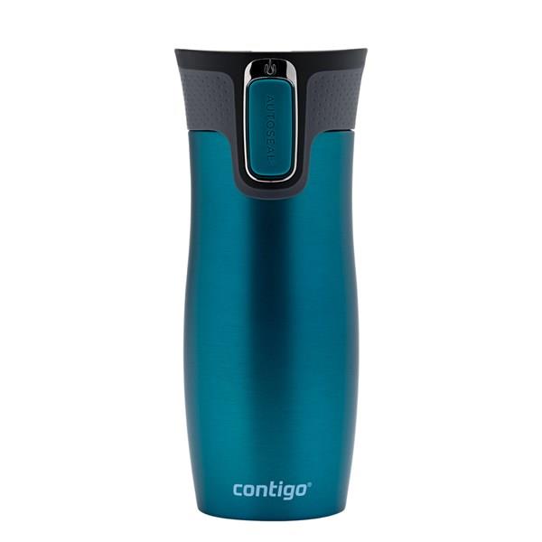 Contigo Westloop Vakumlu Termos Matara Tek El Bas İç 470ml  2095846 Turkuaz