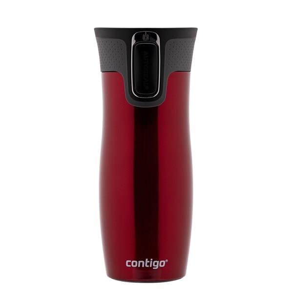 Contigo Westloop Vakumlu Termos Matara Tek El Bas İç 470ml  2095849 Kırmızı