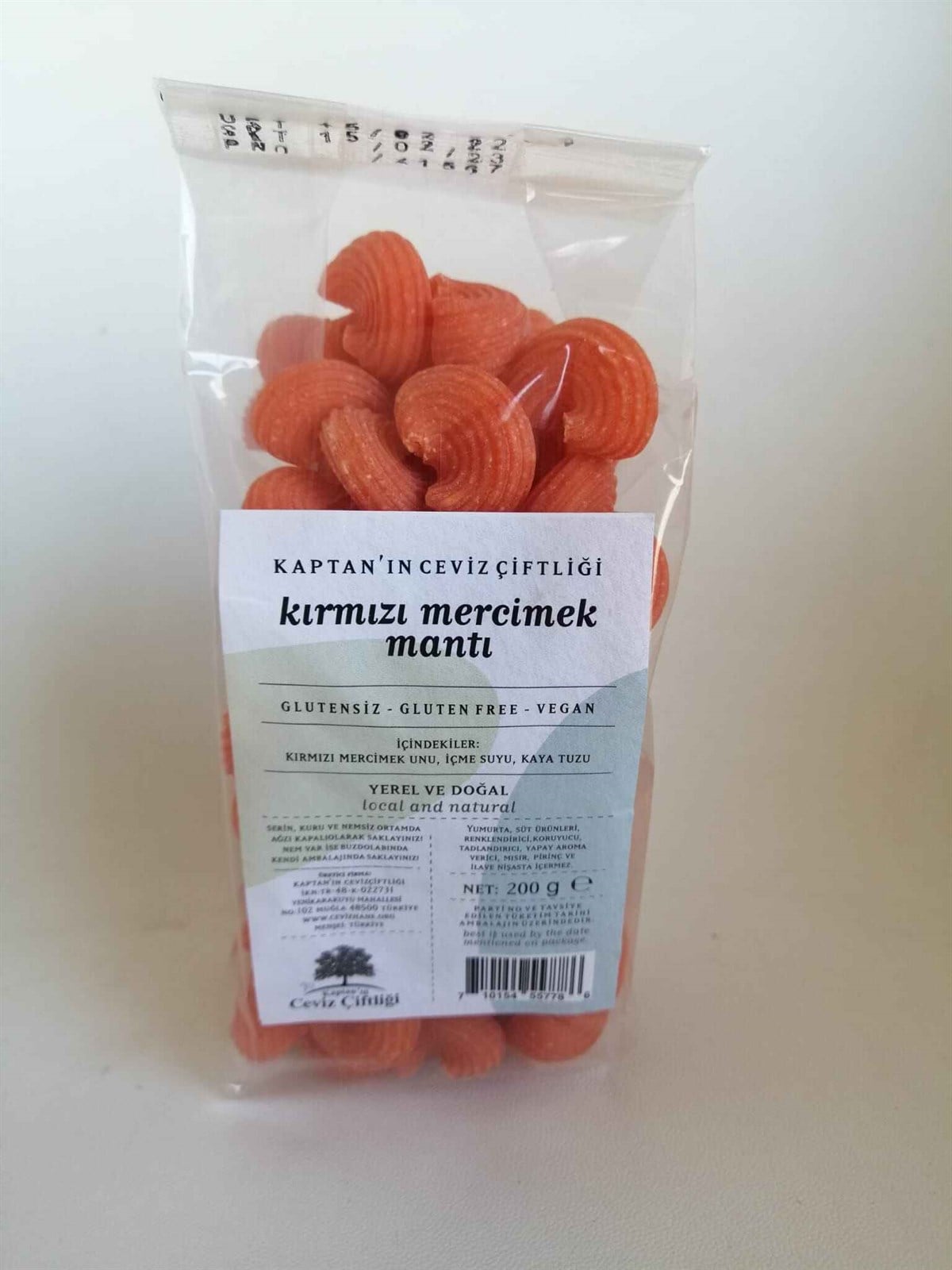 Kırmızı Mercimek Mantı 200 g